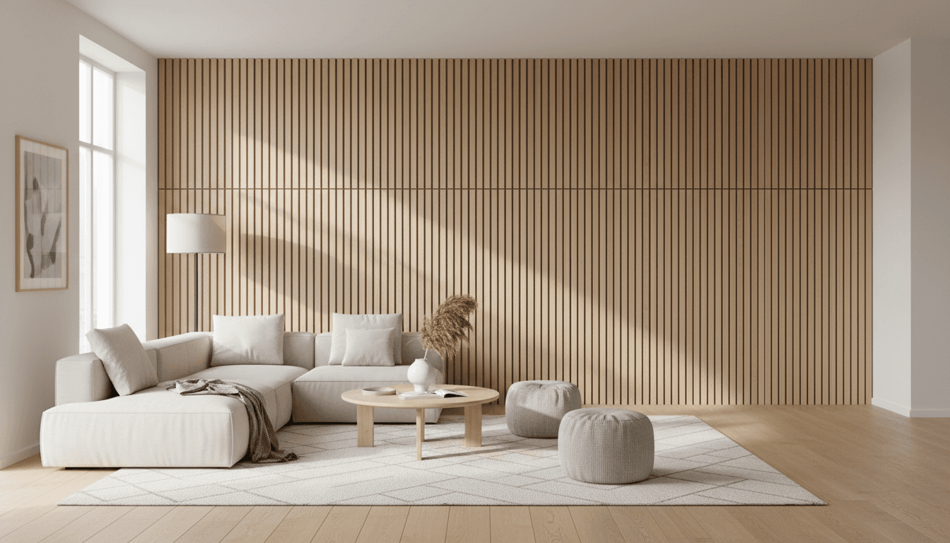 Fresh loft boarding with wooden decking and warm lighting